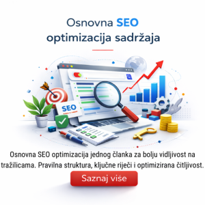Osnovna SEO optimizacija sadržaja (1 članak)